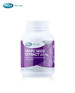 MEGA GRAPE SEED EXTRACT (20mg.) ปรับผิวให้สว่าง ขาวกระจ่างใส