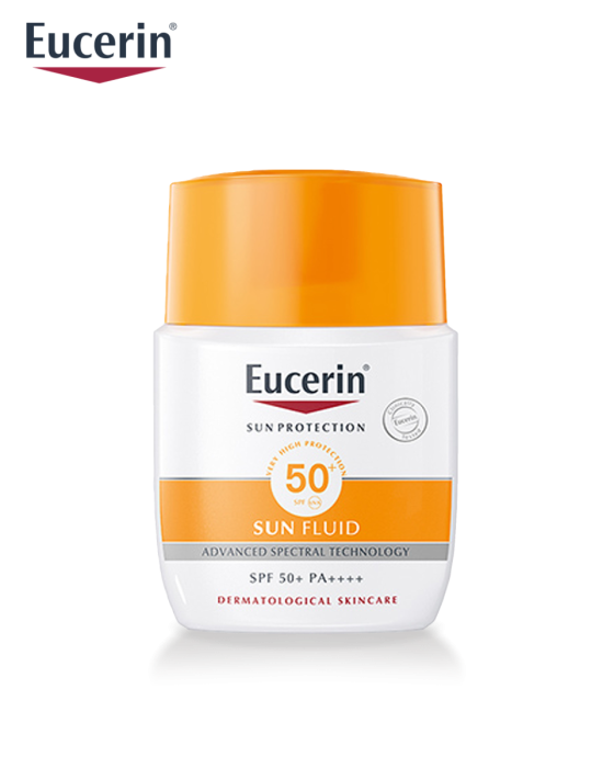 EUCERIN SUN FLUID MATTIFYING SPF50 กันแดดที่จะช่วยป้องกัน UVA/UVB