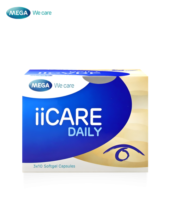 MEGA iiCARE DAILY ลดอาการอาการตาล้า ตาแห้ง วิตามินเพื่อสุขภาพดวงตา